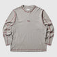 ROA Info Stitch Organic Long Sleeve - Light Grey Longsleeve ROA 