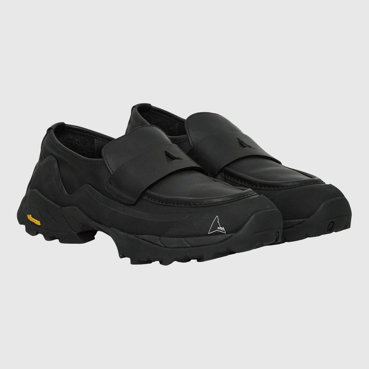 ROA Loafer - Black Shoes ROA 