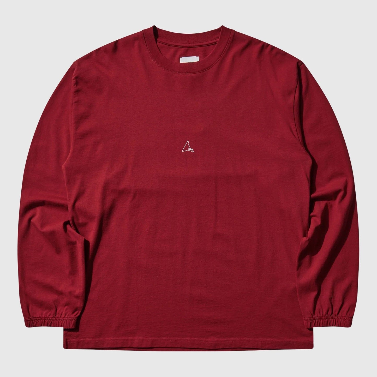 ROA Logo Organic Long Sleeve - Dark Red Longsleeve ROA 