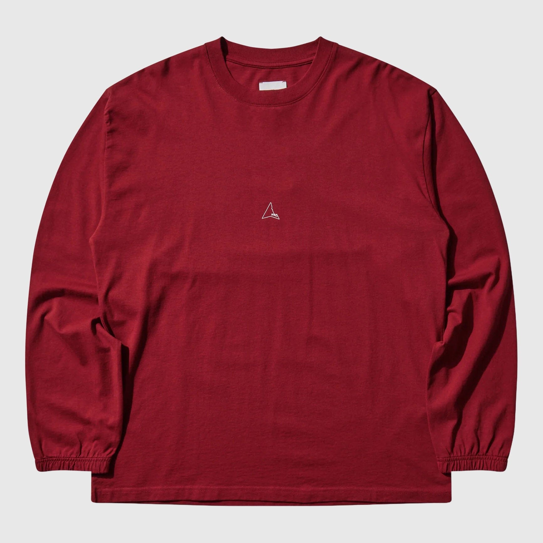 ROA Logo Organic Long Sleeve - Dark Red Longsleeve ROA 
