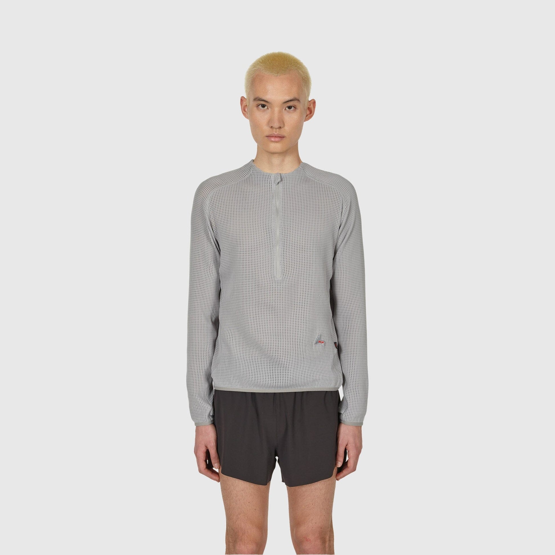 ROA Mesh Zip Up - Dark Grey Sweatshirt ROA 
