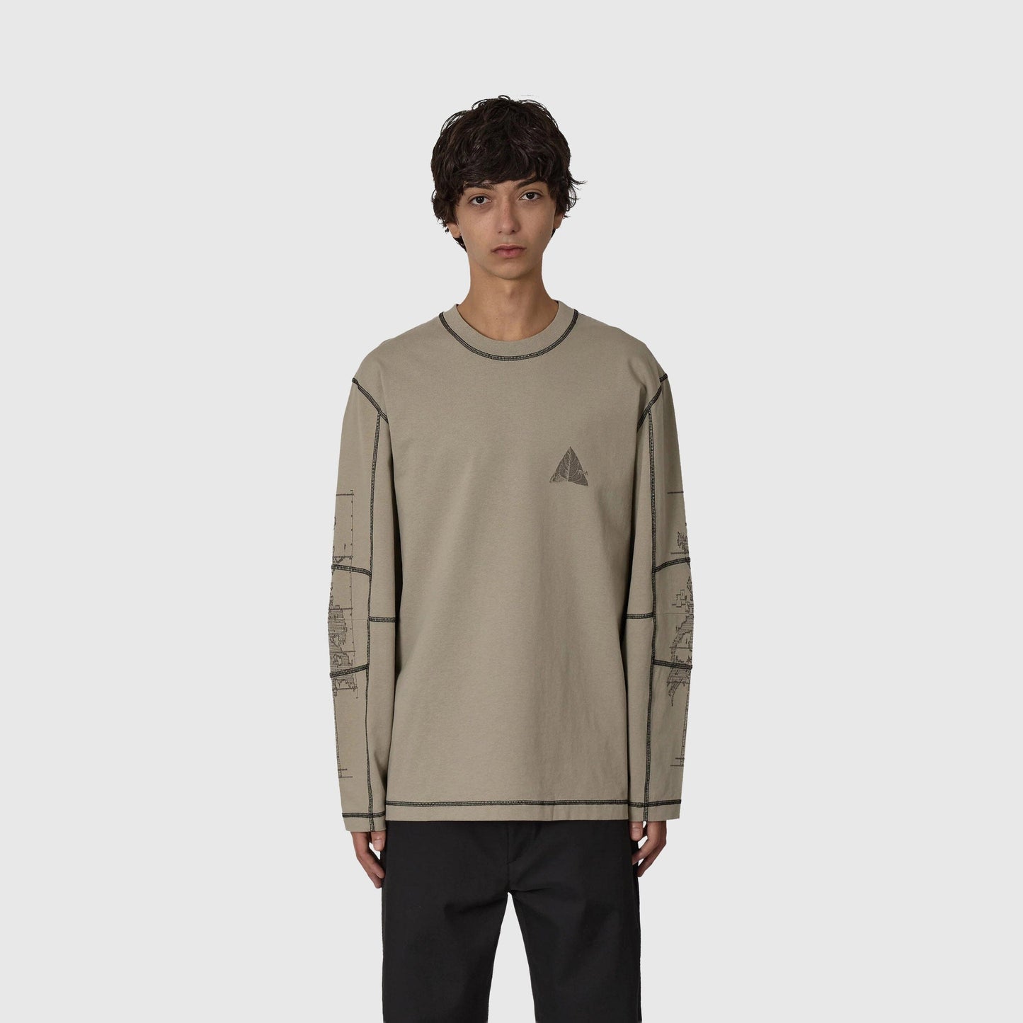 ROA Neolith Stitch Organic Long Sleeve - Pale Green Longsleeve ROA 