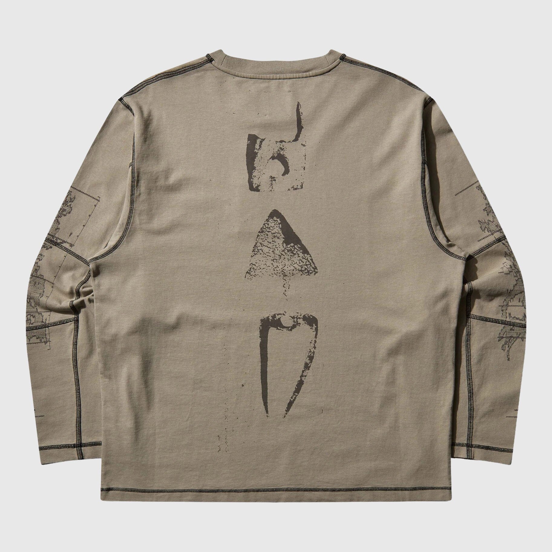 ROA Neolith Stitch Organic Long Sleeve - Pale Green Longsleeve ROA 