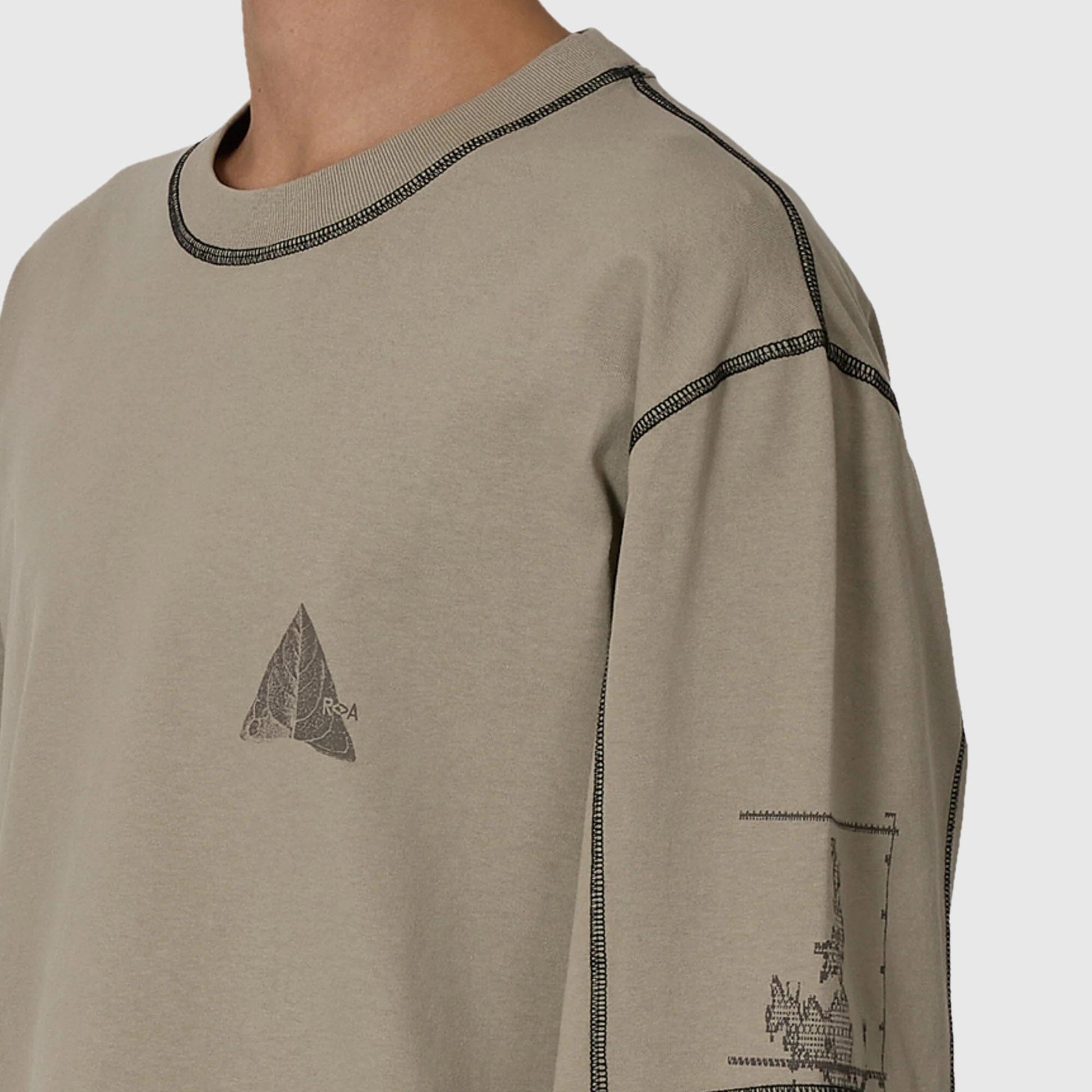 ROA Neolith Stitch Organic Long Sleeve - Pale Green Longsleeve ROA 