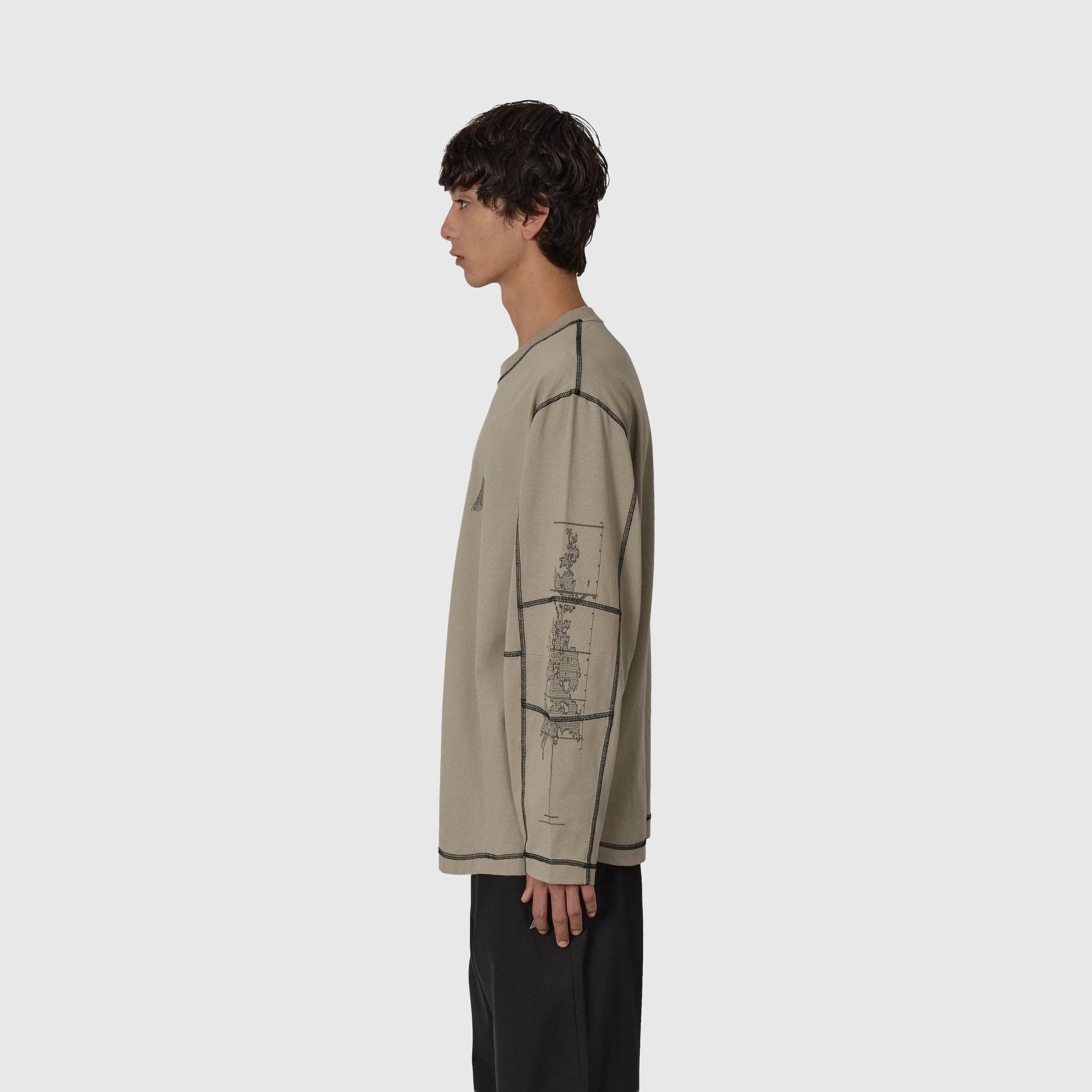ROA Neolith Stitch Organic Long Sleeve - Pale Green Longsleeve ROA 