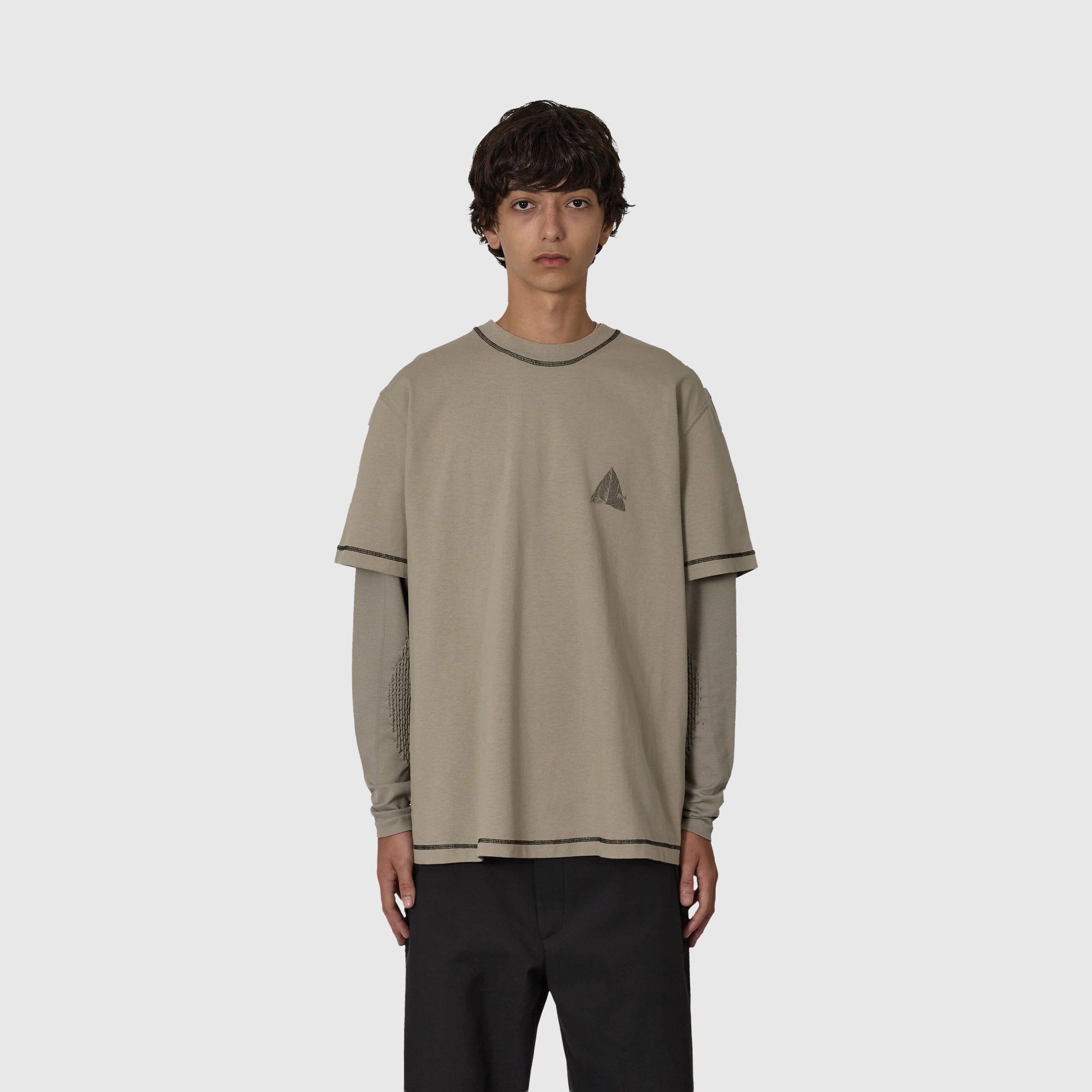 ROA Neolith Stitch Organic T Shirt - Pale Green T-shirt ROA 