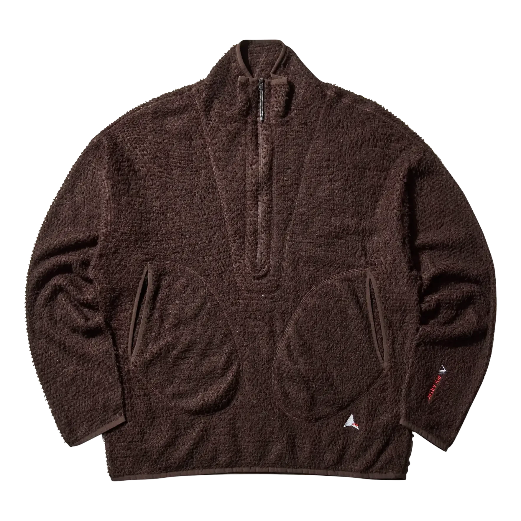 ROA Ocular Polartec Alpha Half Zip - Brown Sweatshirt ROA 