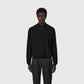 ROA Pinched Wool Knit Polo - Black Knitwear ROA 