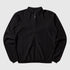 ROA Pinched Wool Knit Polo - Black Knitwear ROA 