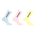 Salomon - Everyday Crew 3-Pack sokker - Brunnera Blue/Dusty Yellow/Icy Pink Sokker Salomon 