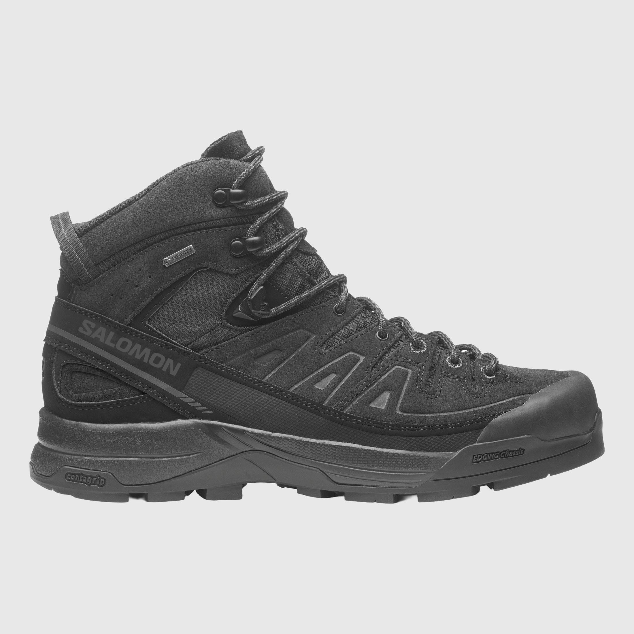 Salomon X-ALP MID LEATHER GORE-TEX - Black / Black / Asphalt Boots Salomon 