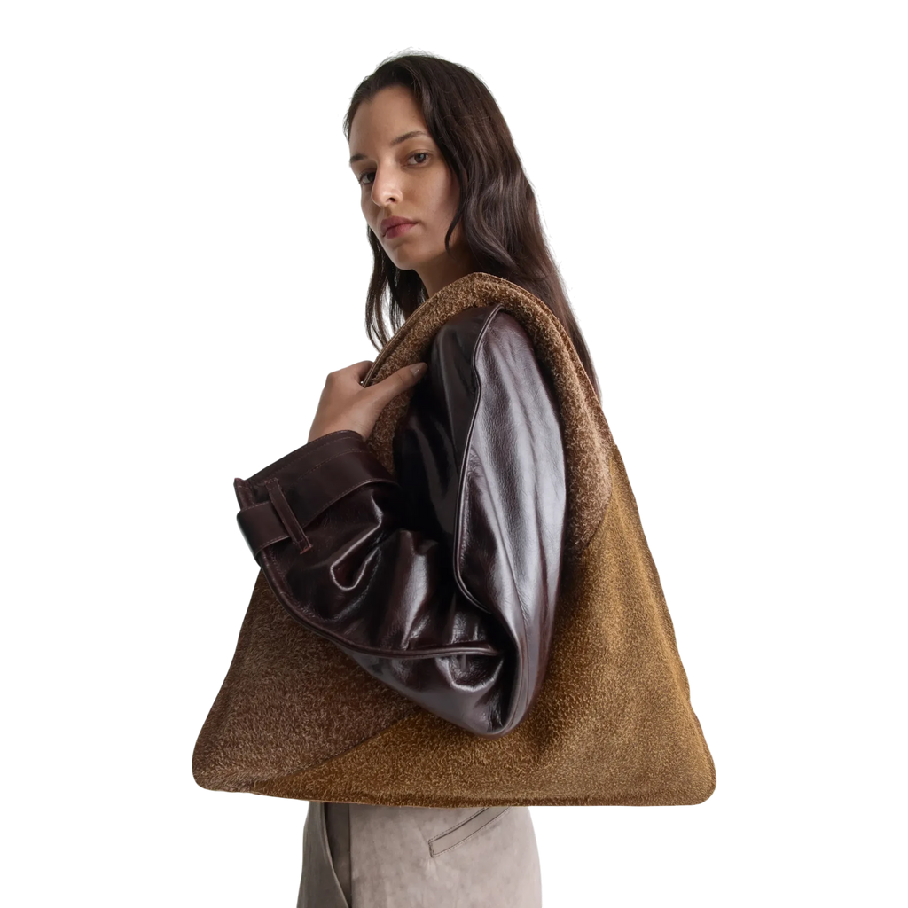 Séfr Dana Bag - Patchwork Hairy Suede Bag Séfr 