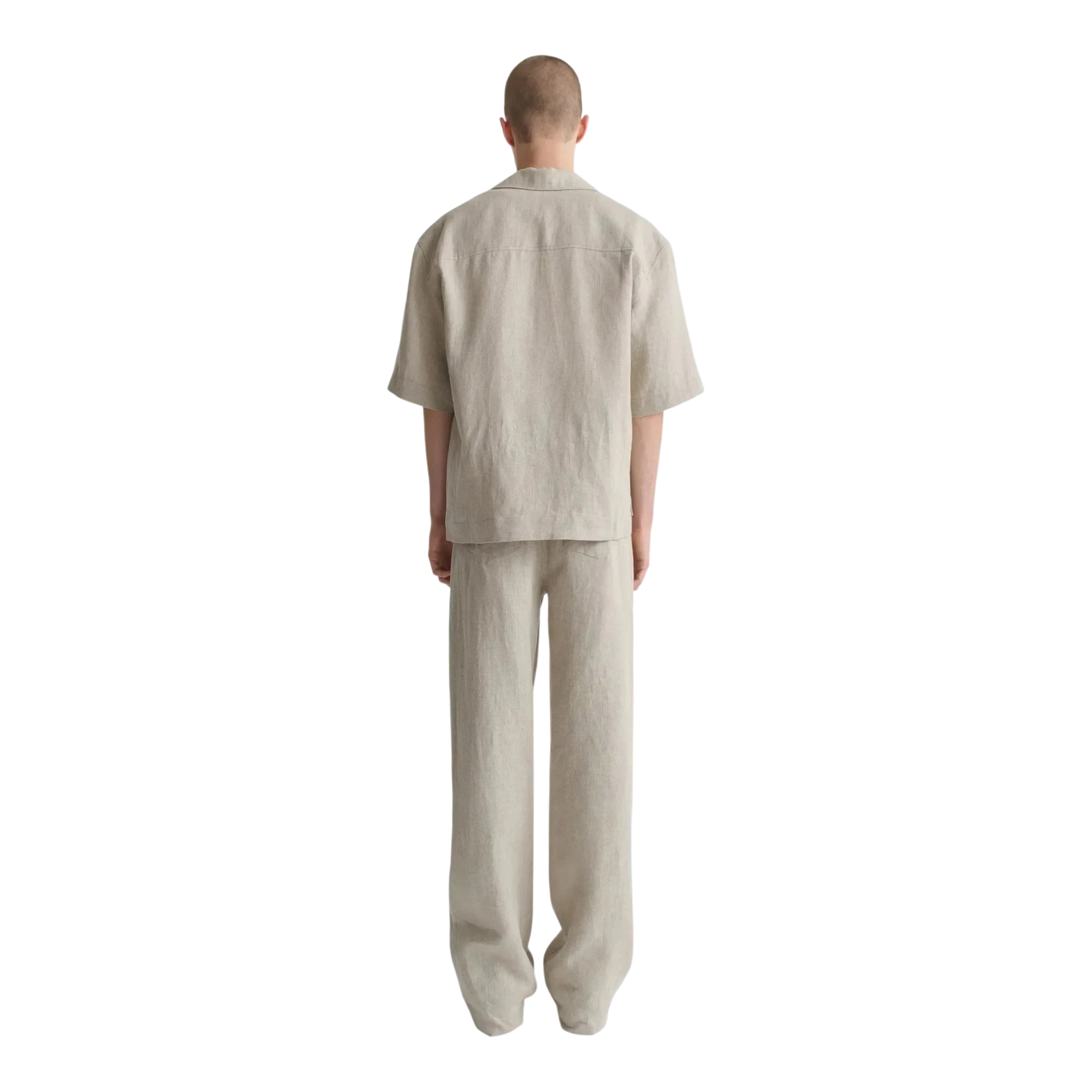 Séfr Dao Shirt - Beige Concrete Linen Shirt Séfr 