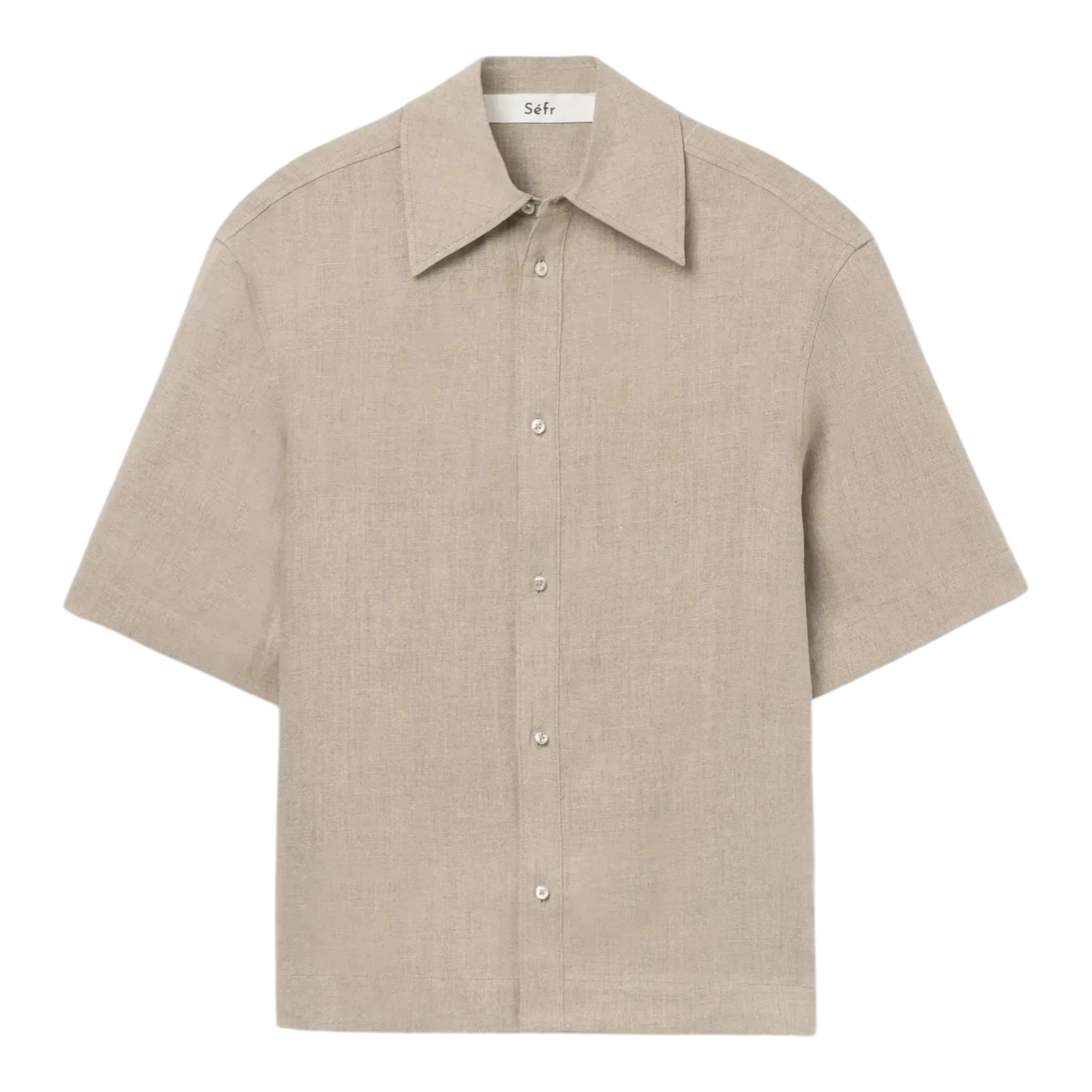 Séfr Dao Shirt - Beige Concrete Linen Shirt Séfr 