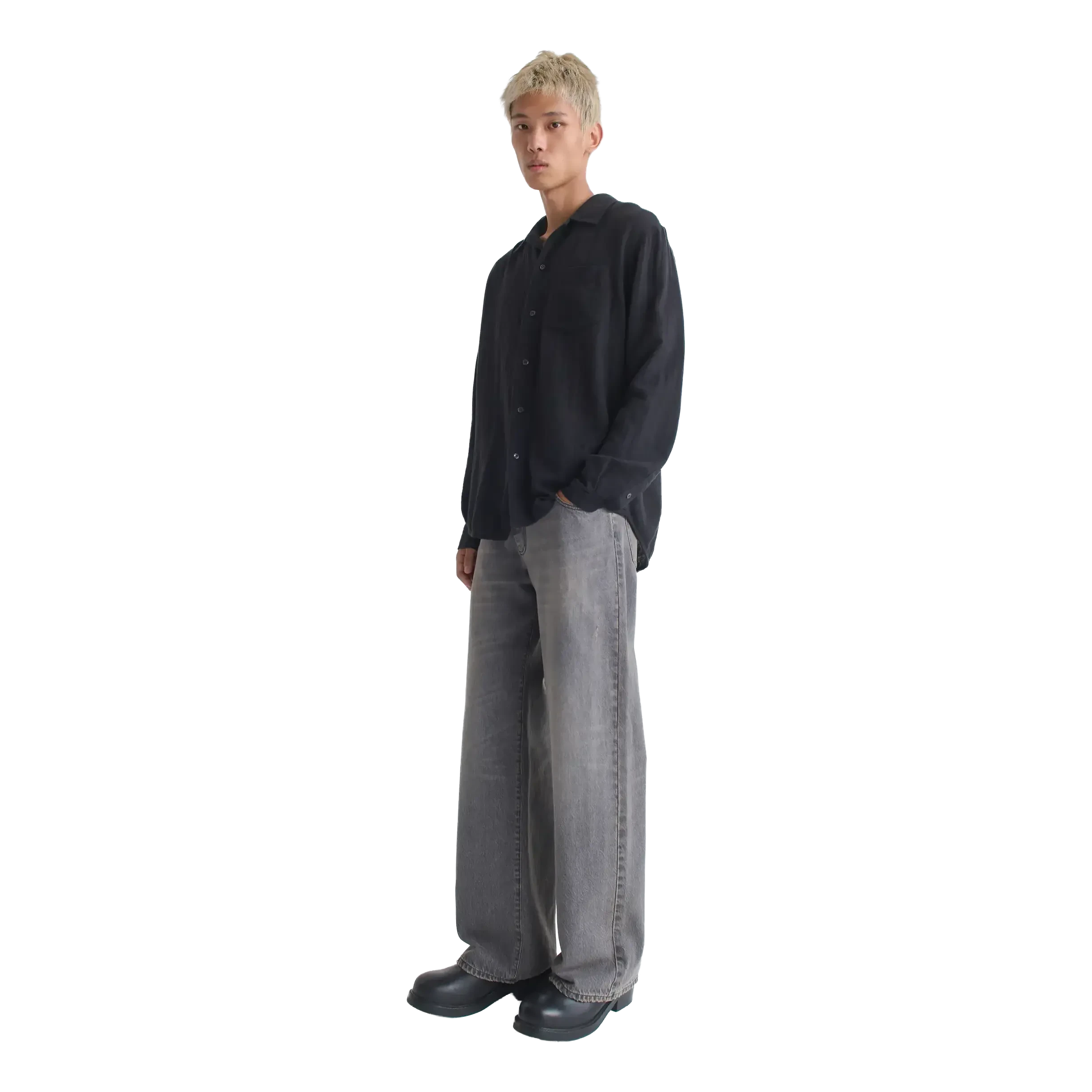 Séfr Leo Shirt - Light Black Shirt Séfr 