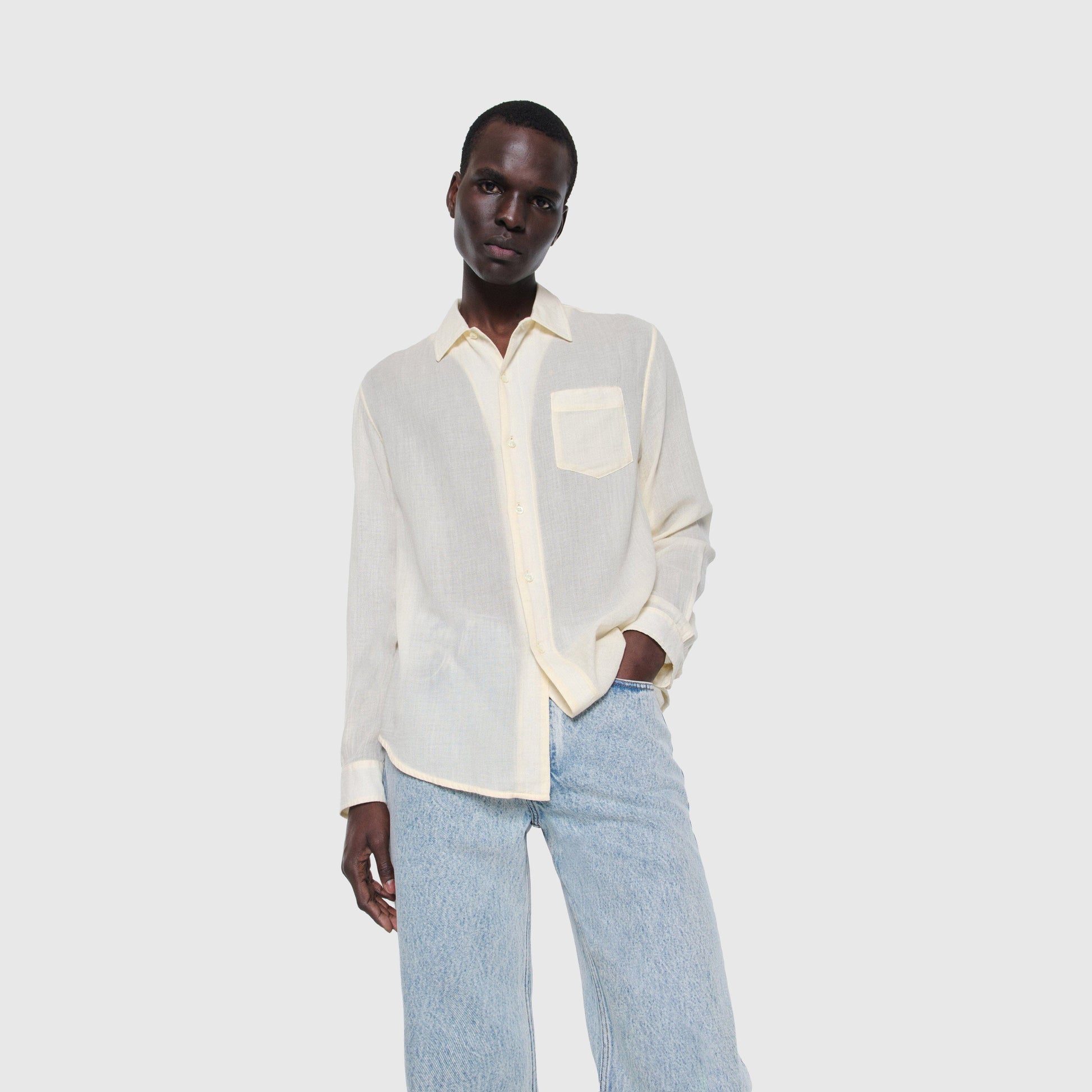 Séfr Leo Shirt - Vanilla White Shirt Séfr 