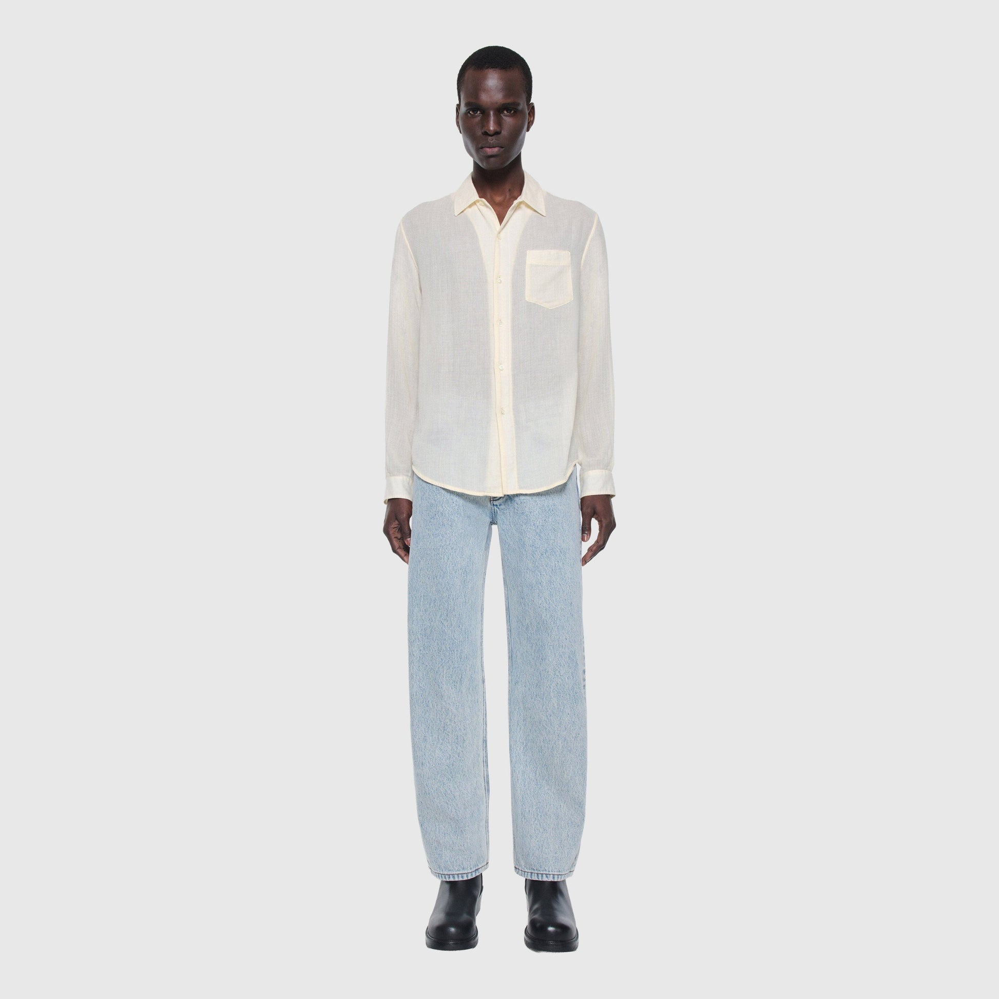 Séfr Leo Shirt - Vanilla White Shirt Séfr 