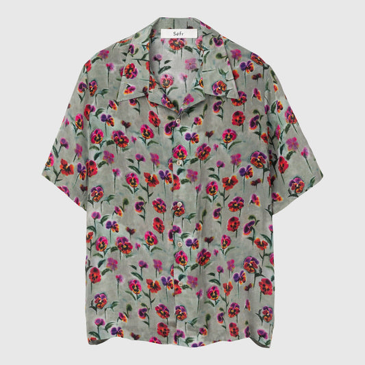 Séfr Noam Shirt - Blurred Flowers Shirt Séfr 