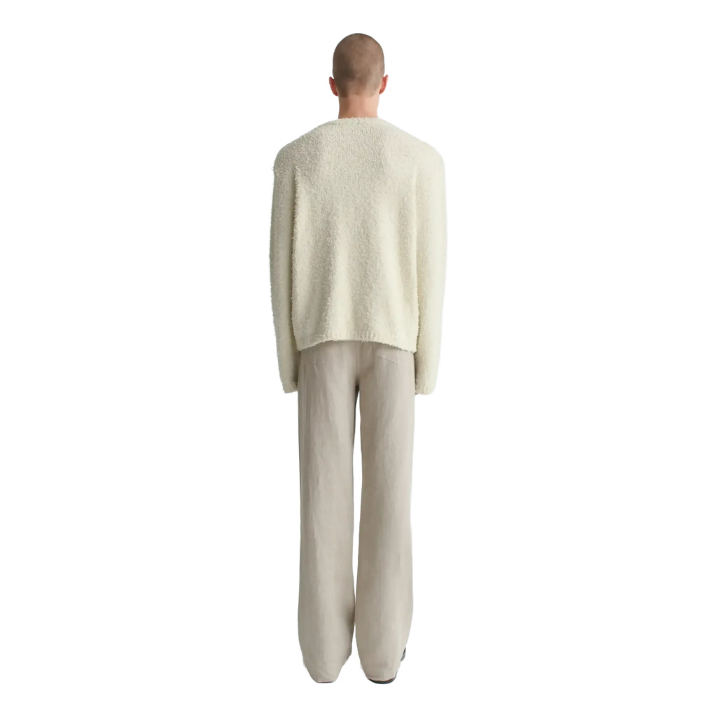 Séfr Odilon Sweater - Textured Cream Tencel Sweater Séfr 