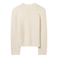 Séfr Odilon Sweater - Textured Cream Tencel Sweater Séfr 
