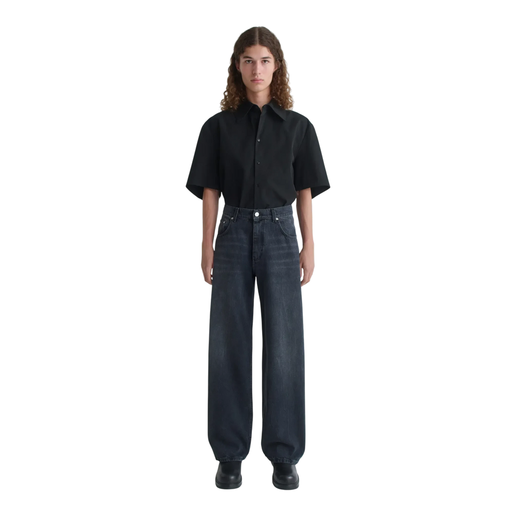 Séfr Relaxed Cut Jeans - Black Worn Wash Pants Séfr 