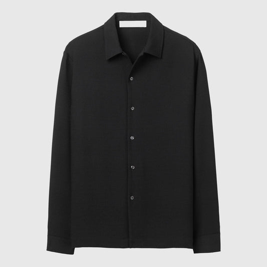 Séfr Sense Shirt - Black Crepe Shirt Séfr 