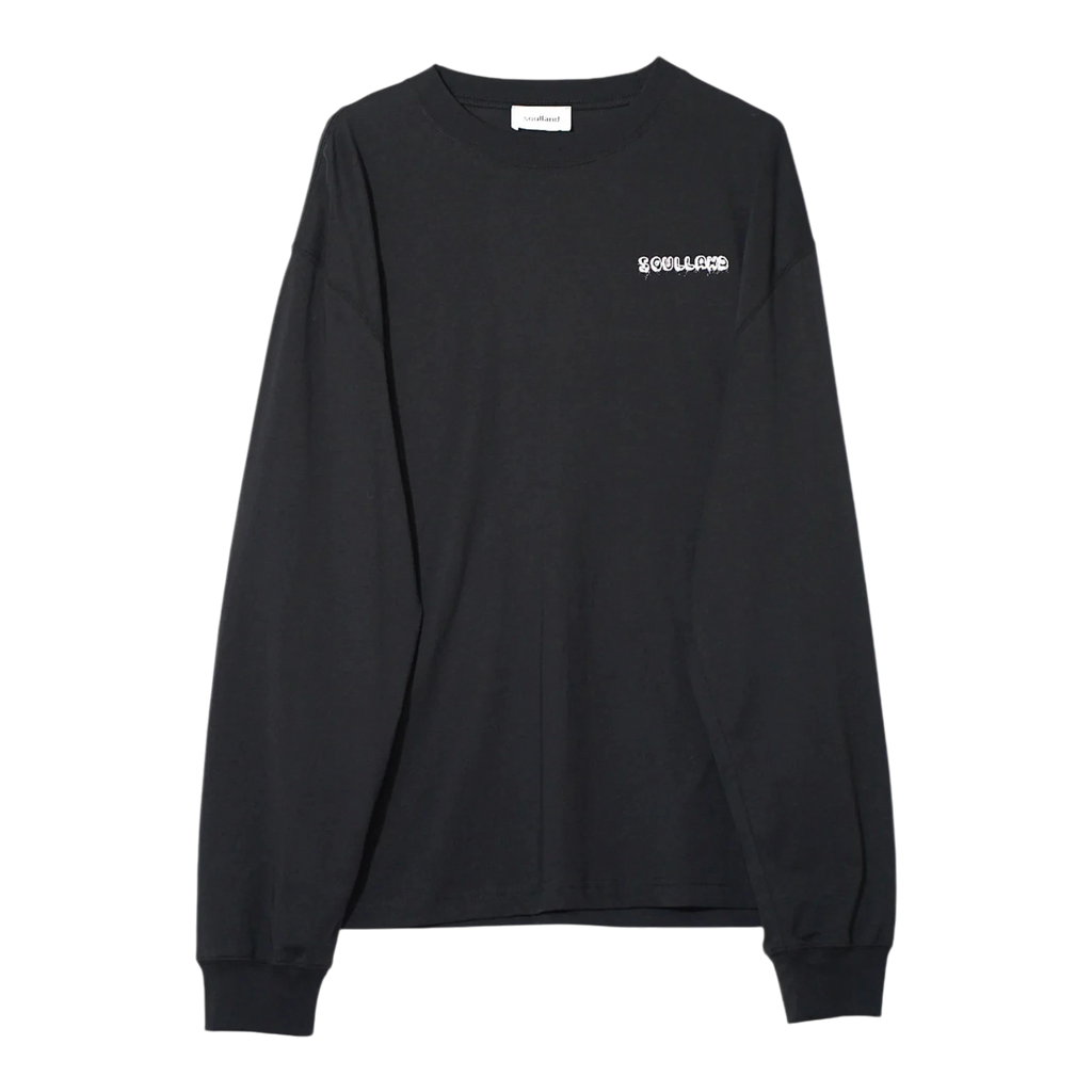 Soulland - Graffiti L/S T-Shirt - Black T-skjorte Soulland 