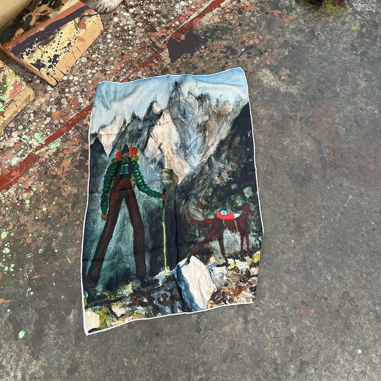 Special Lemon x Charlie Roberts Silk Scarf - Small 3 Scarf Special Lemon 