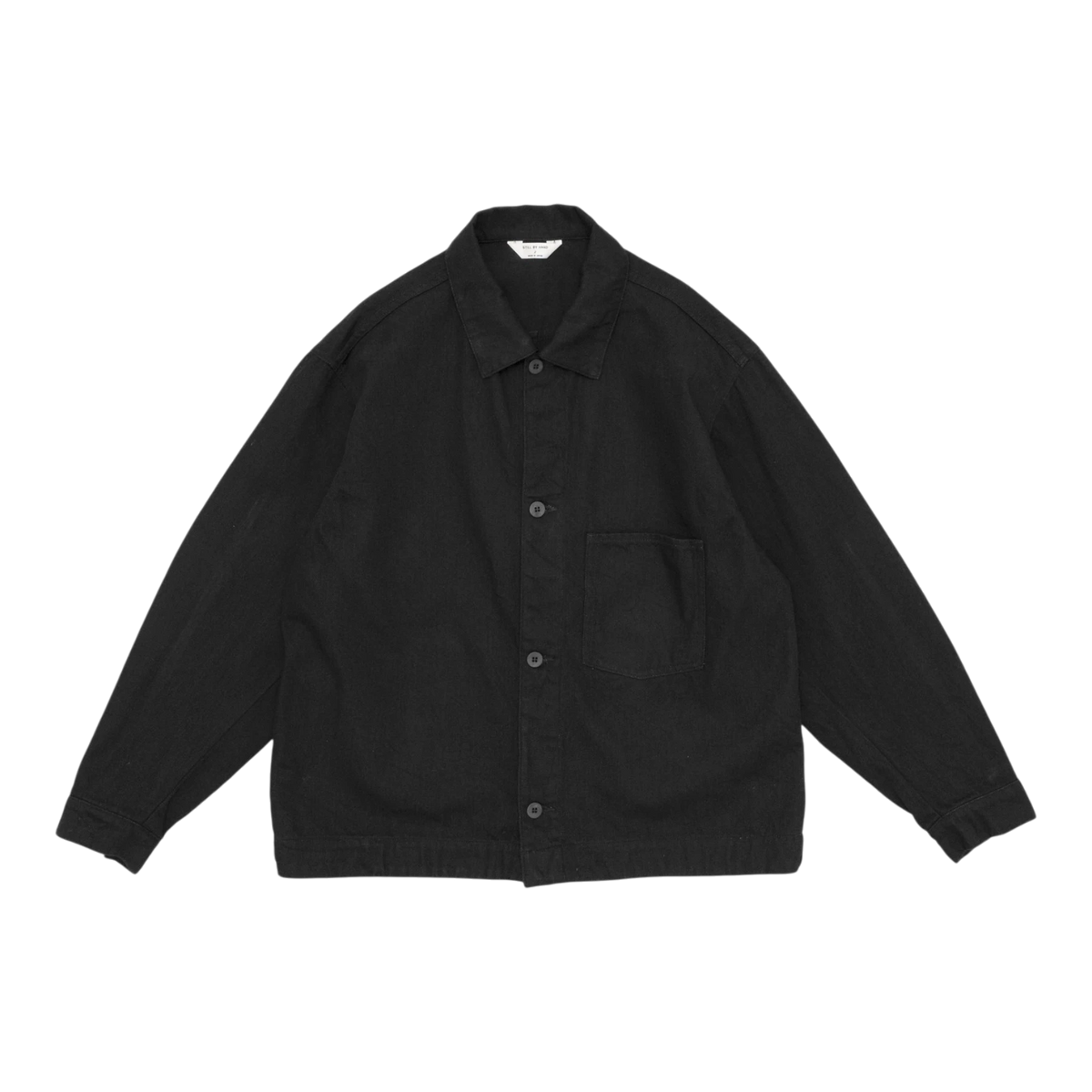 Still By Hand - 12oz Denim Jacket - Black STILL BY HAND 