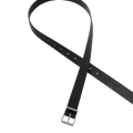 Still By Hand - 24mm Leather Belt - Black Belte STILL BY HAND 
