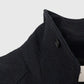 Still by Hand Bal Collar Coat - Black Navy Coat Still By Hand 