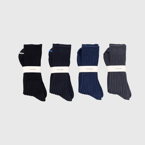 Still By Hand - Bmp Cotton Socks - Black Sokker STILL BY HAND 