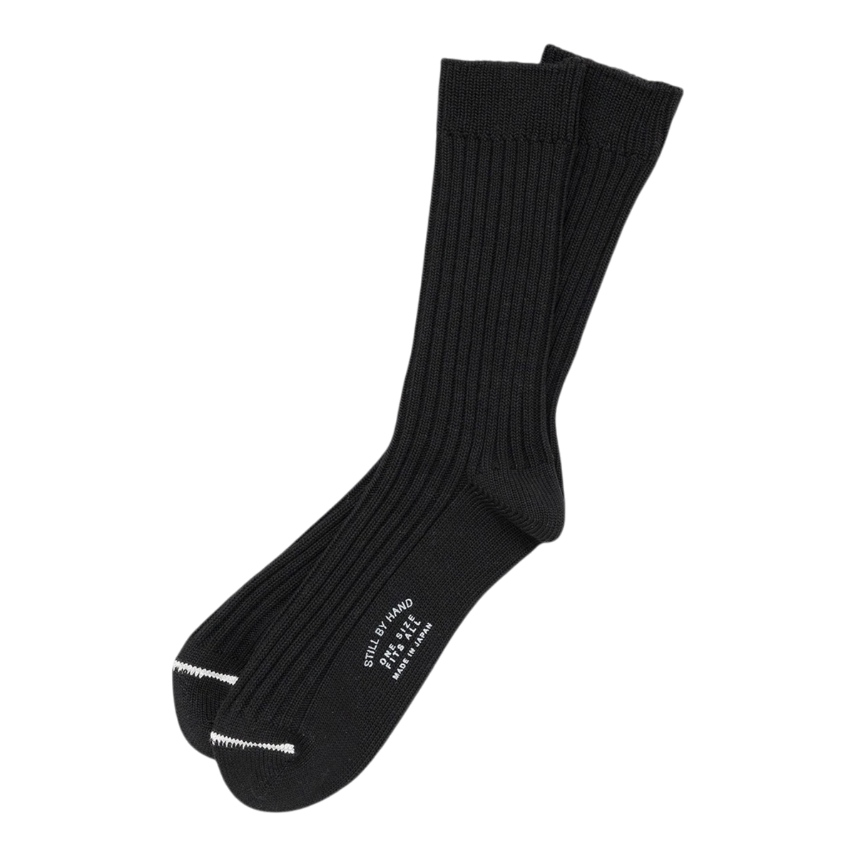Still By Hand - Bmp Cotton Socks - Black Sokker STILL BY HAND 