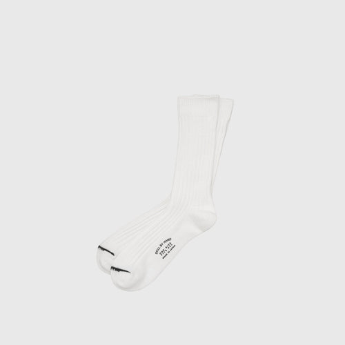 Still By Hand - Bmp Cotton Socks - White Sokker STILL BY HAND 