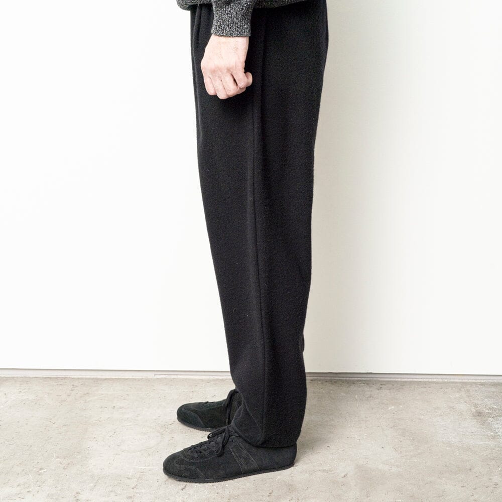 Still By Hand - Cashmere Mixed Easy Pants - Black Bukse STILL BY HAND 