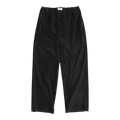 Still By Hand - Corduroy Straight Pants - Black Bukse STILL BY HAND 