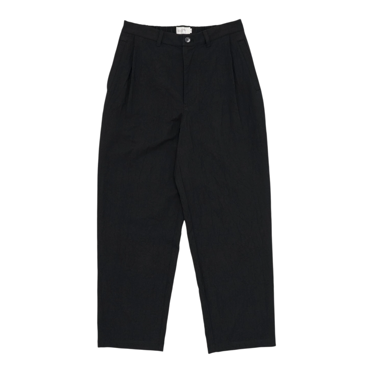 Still By Hand - Creasy Pleated Pants - Black Bukse STILL BY HAND 