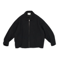 Still By Hand - Creasy Zip Up Blouson - Black Jakke STILL BY HAND 