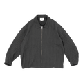 Still By Hand - Creasy Zip Up Blouson - Charcoal Jakke STILL BY HAND 