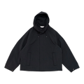 Still By Hand - Crispy Hooded Blouson - Black Jakke STILL BY HAND 