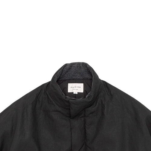 Still By Hand - Dolman Sleeve Padded Blouson - Ink Black Jakke STILL BY HAND 