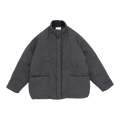 Still By Hand - Dolman Sleeve Padded Blouson - Slate Blue Jakke STILL BY HAND 