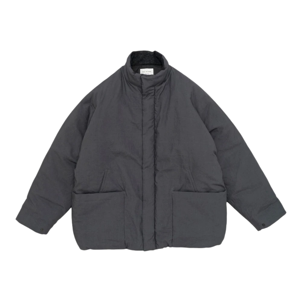 Still By Hand - Dolman Sleeve Padded Blouson - Slate Blue Jakke STILL BY HAND 