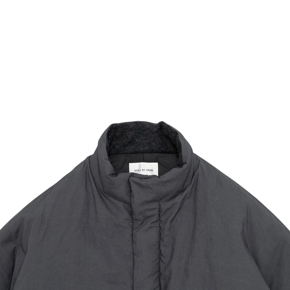 Still By Hand - Dolman Sleeve Padded Blouson - Slate Blue Jakke STILL BY HAND 