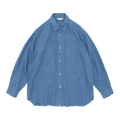 Still by Hand Garment-dye Over Shirt - Sky Blue Shirt Still by Hand 