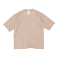 Still by Hand Knitted Rib T-shirt - Sand Beige T-shirt Still by Hand 