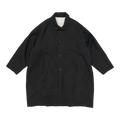 Still By Hand - Linen Mixed Wool Coat - Black Jakke STILL BY HAND 