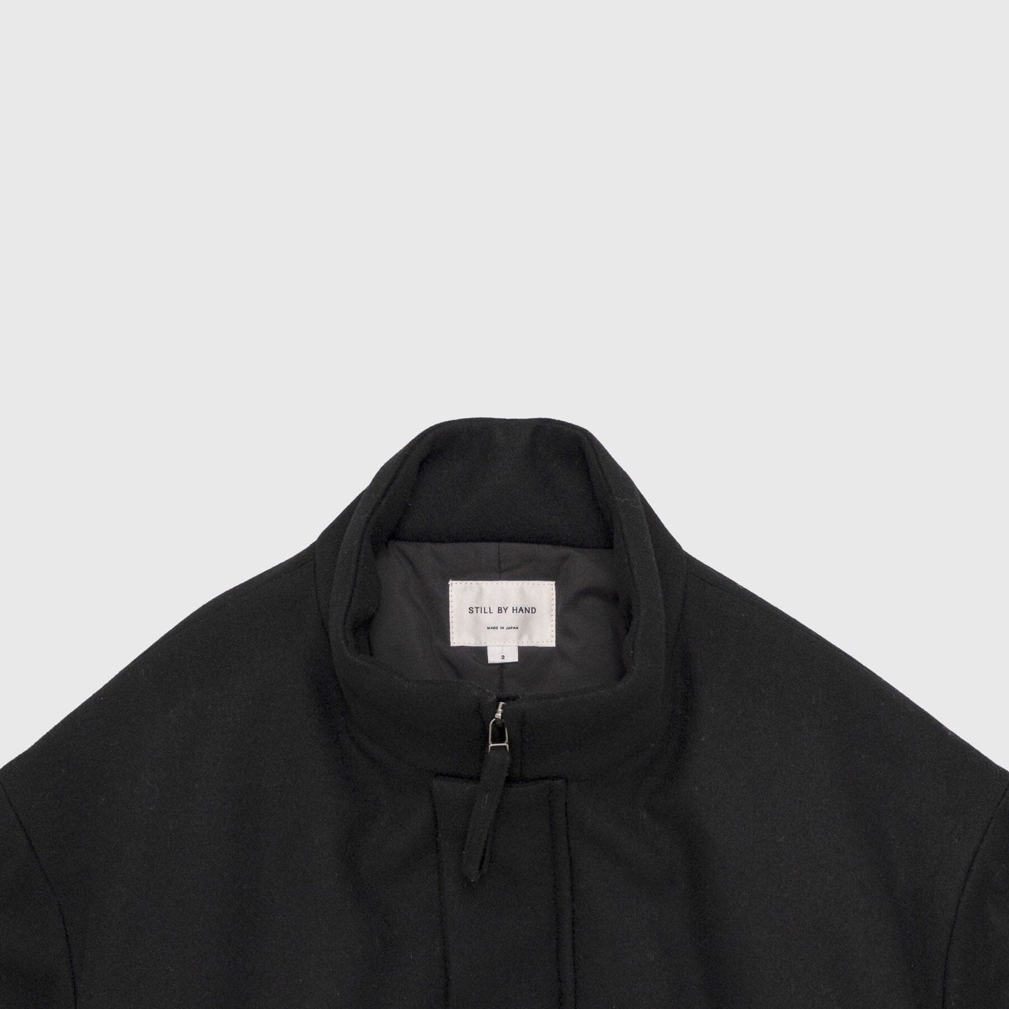 Still by Hand Padded Wool Blouson - Black Jacket Still By Hand 