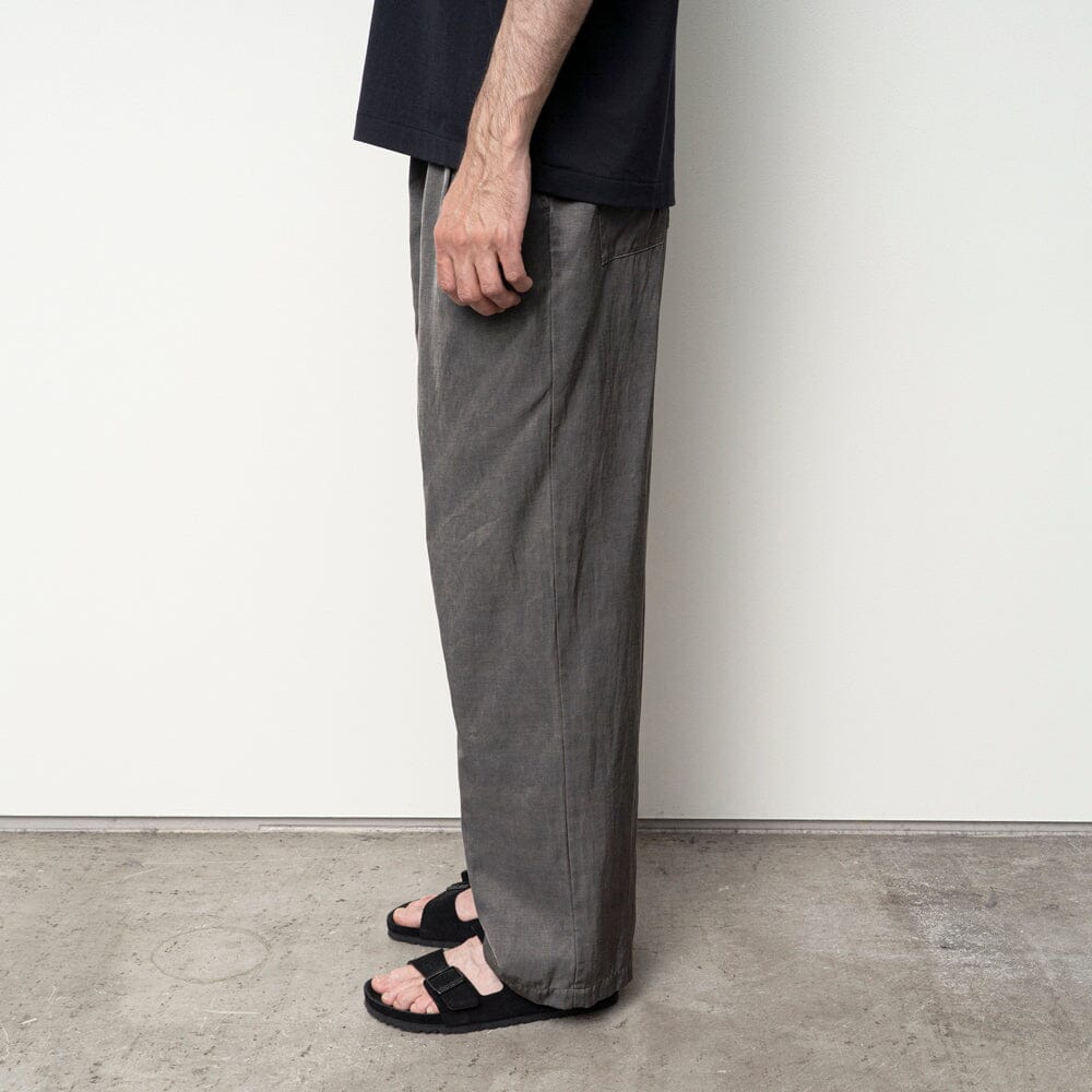 Still by Hand Pigment Print Easy Pants - Dusty Grey Pants Still by Hand 