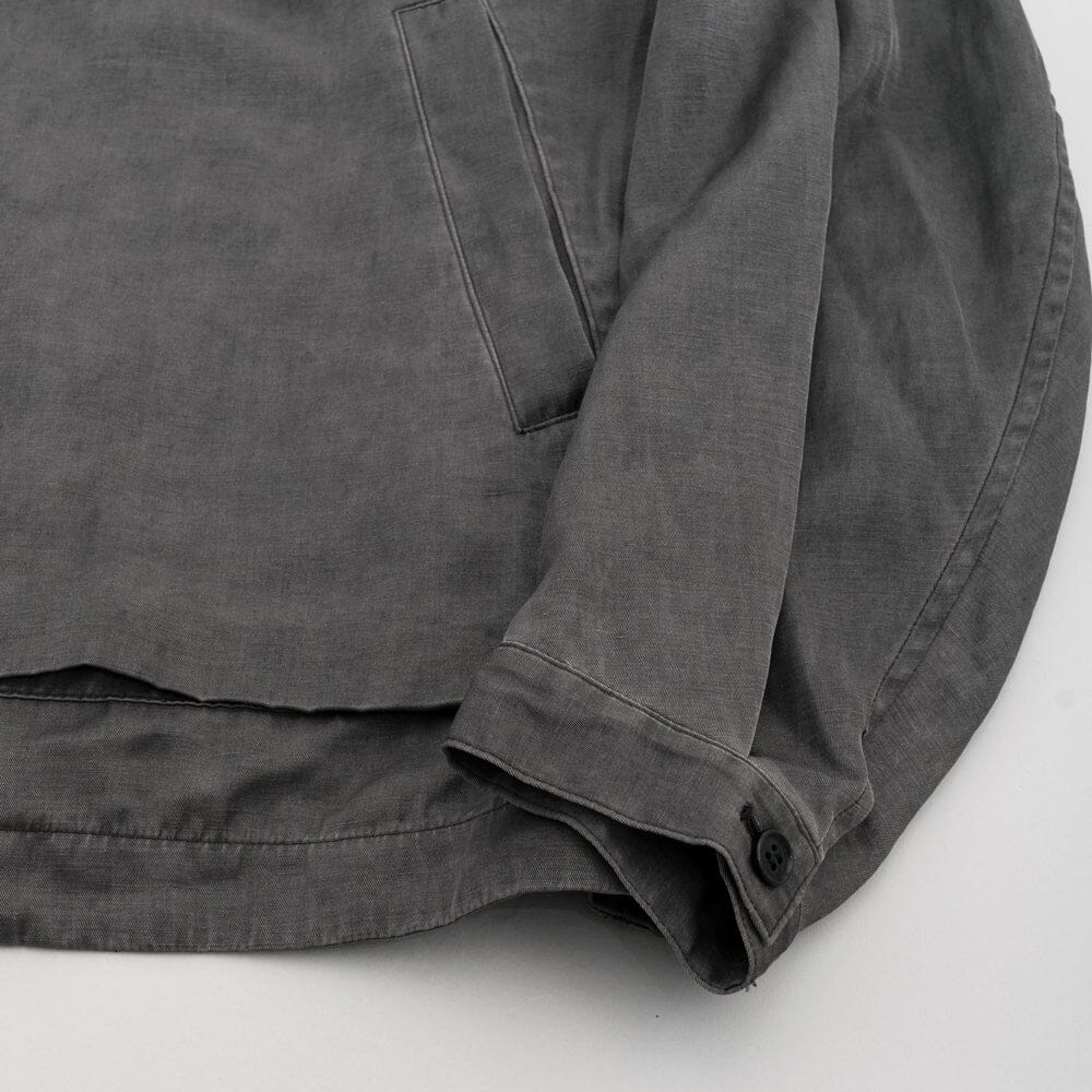 Still by Hand Pigment Print Zip Up Blouson - Dusty Grey Jacket Still by Hand 